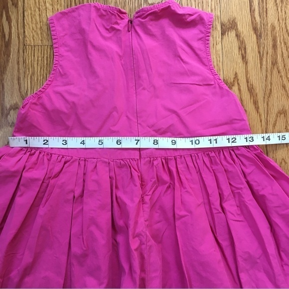 Fuchsia Pink Toddler Little Girls Sleeveless Fit & Flare Gray shift Dress - Picture 13 of 16